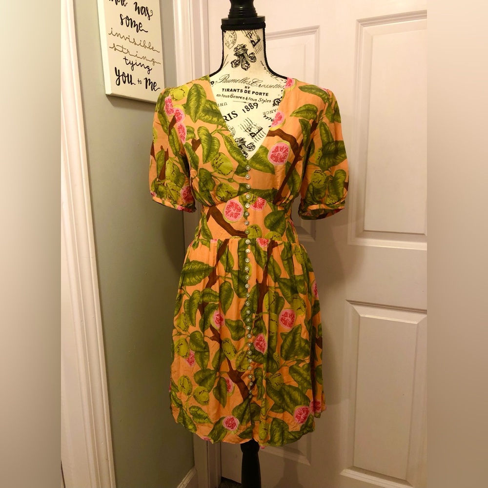 Farm Rio Guava Print Mini Dress - Picture 14 of 14
